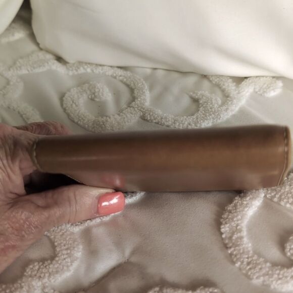 Coach Butter Soft Embossed Bifold/Zip Ladies Wallet- Camel Color - Picture 10 of 16